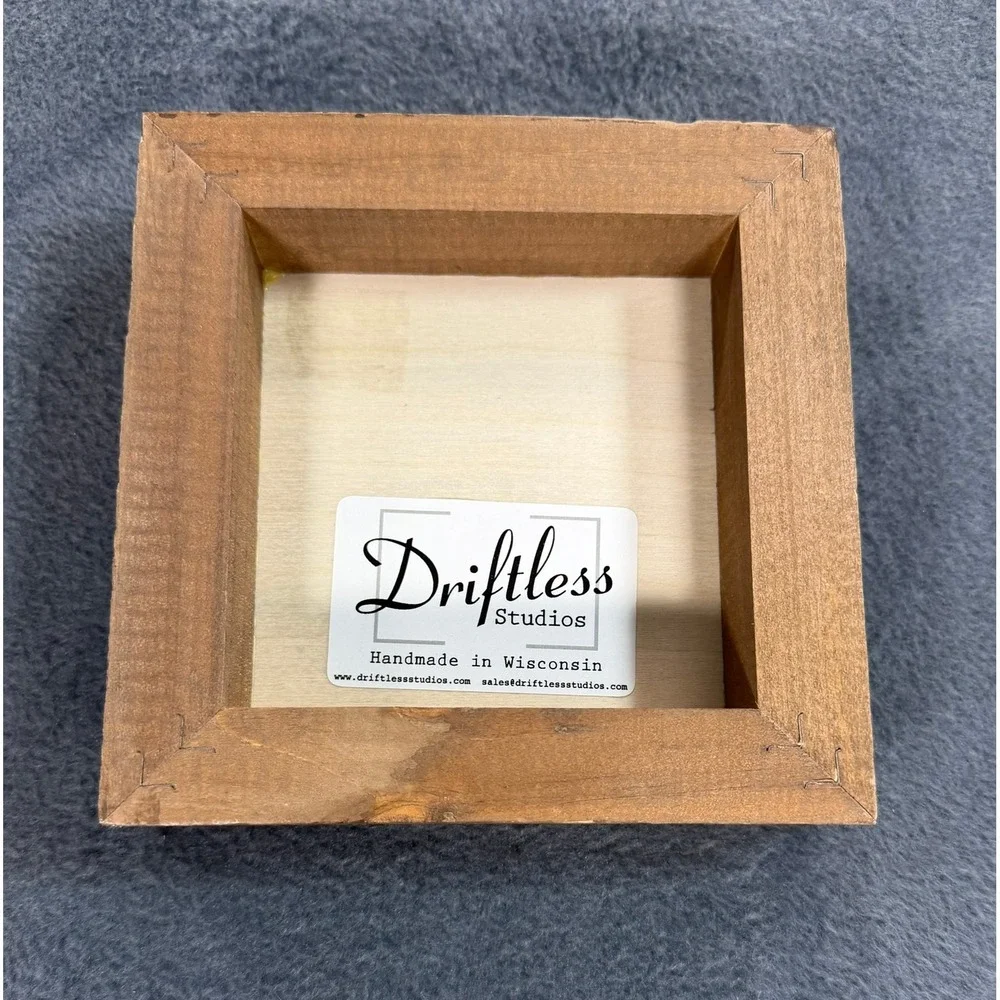 Driftless Studios I Love Tacos Wooden Box Sign Handmade Rustic Home Decor 6x6